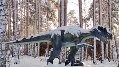 Чугаев Эдуард", г. Челябинск, школа № 151. "Аллозавр", номинация "Ледниковый период в парке динозавров"