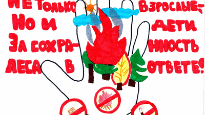 Тряпицина Доминика, 6 лет, школа 70 г. Челябинска. Не только взрослые, но и дети за сохранность леса в ответе!