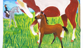 Итоги конкурса детских рисунков "Лошадь - символ 2014 года"